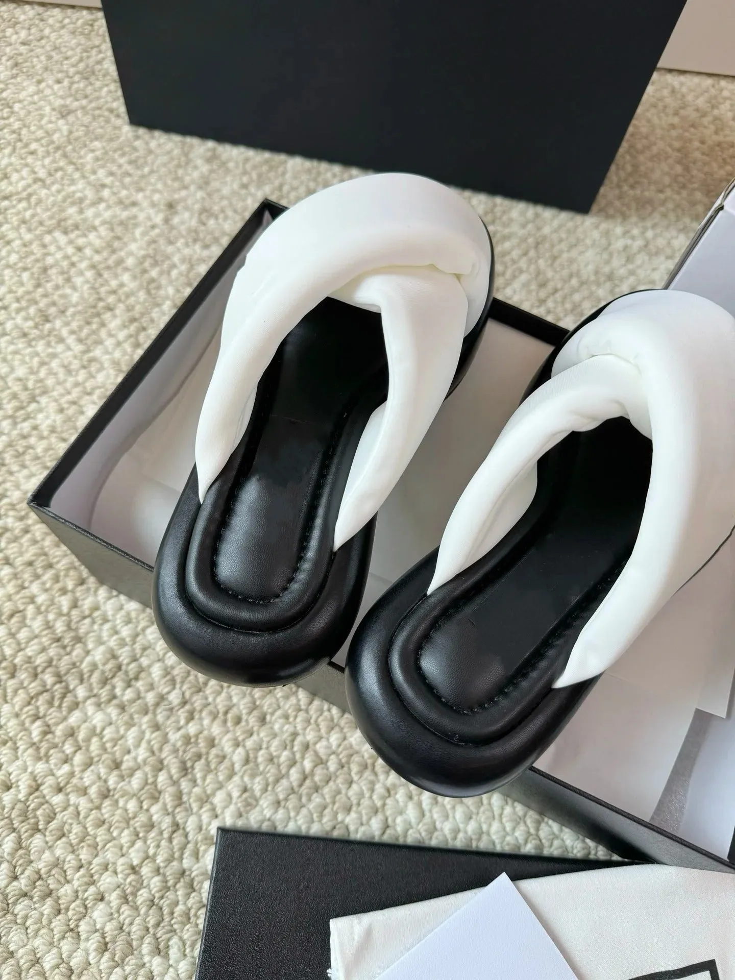 Ingrid - Trendy White Sponge Sandals for Women