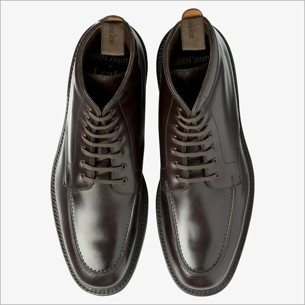 Loake Gisbourne Dark Brown Boot@