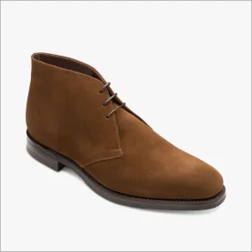 Loake Pimlico  Brown Suede Premium Chukka Boot@