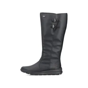 Rieker Z0090 BLACK Long Leg Water Resistant Boot Z0090-00