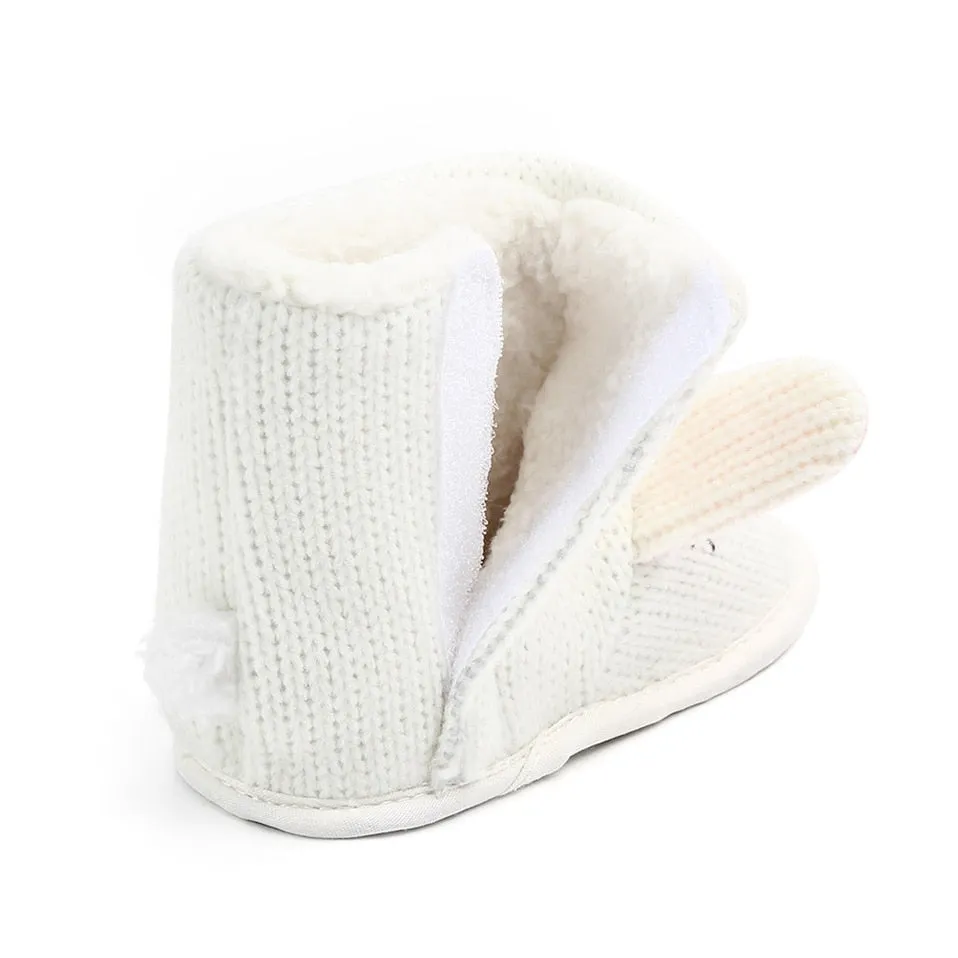 Winter Boots Infant Newborn Cute Cartoon Bear Shoes First Walkers Super Keep Warm Snowfield