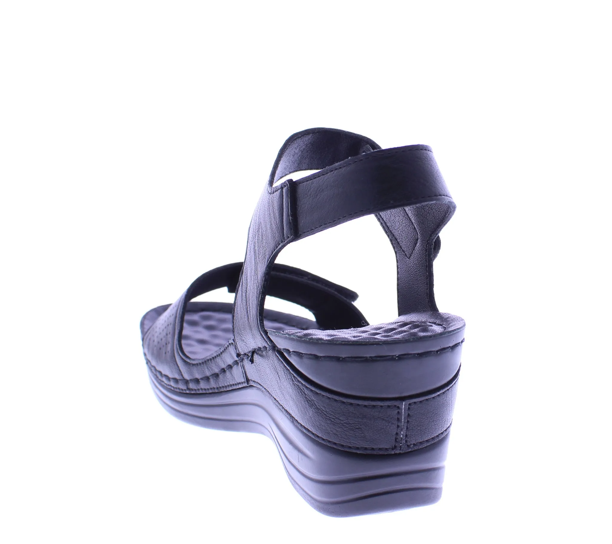 Women Double Velcro Sandal Wedge